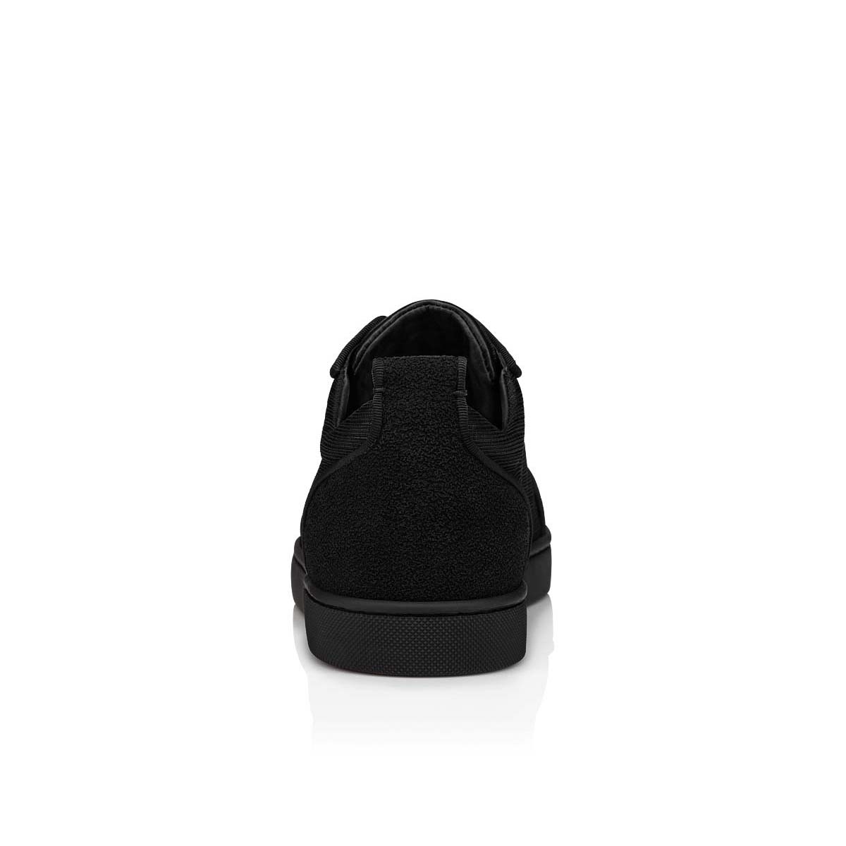 Black Men's Christian Louboutin Louis Junior Low Top Sneakers | YqOwXsBl