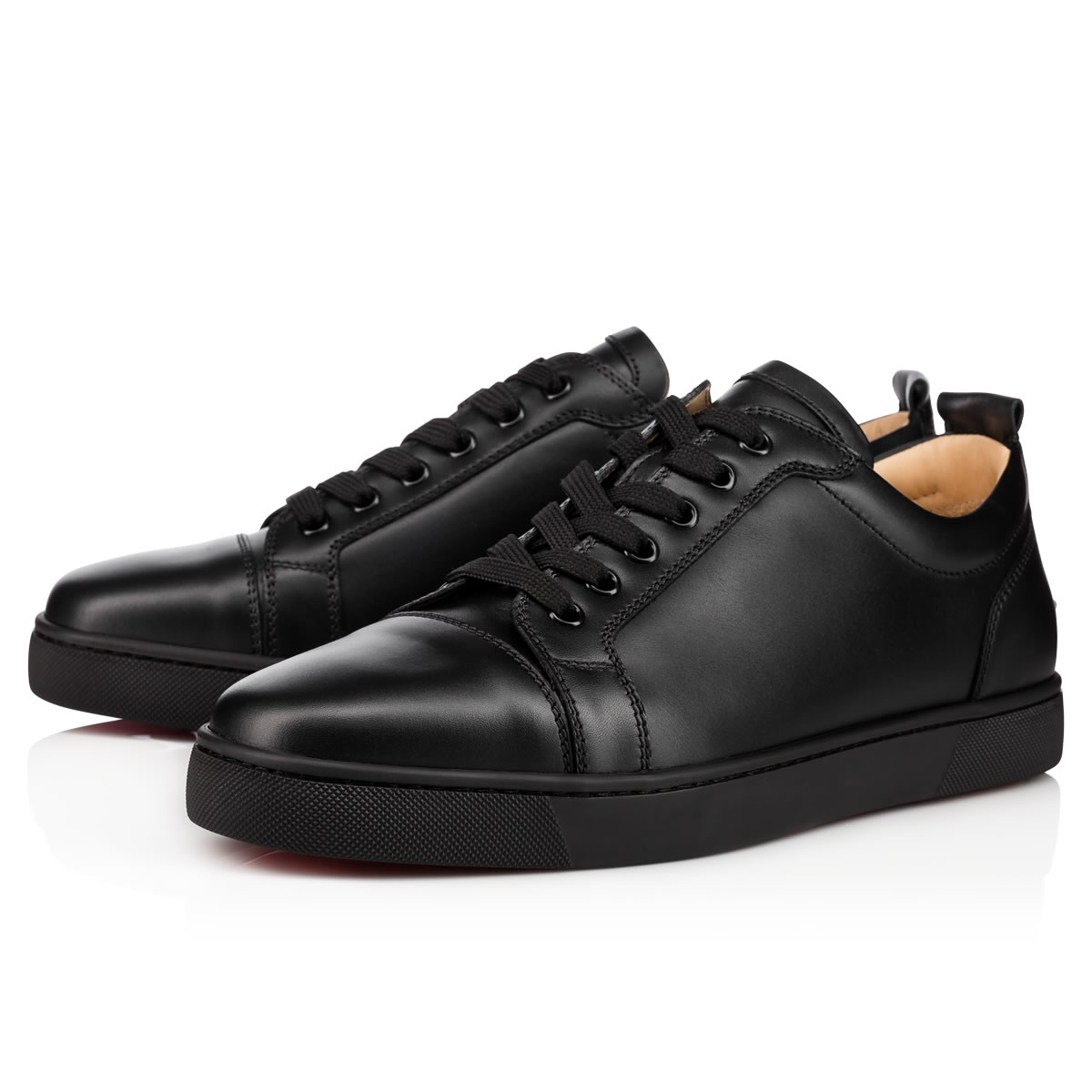 Black Men\'s Christian Louboutin Louis Junior Low Top Sneakers | jgfs49uH