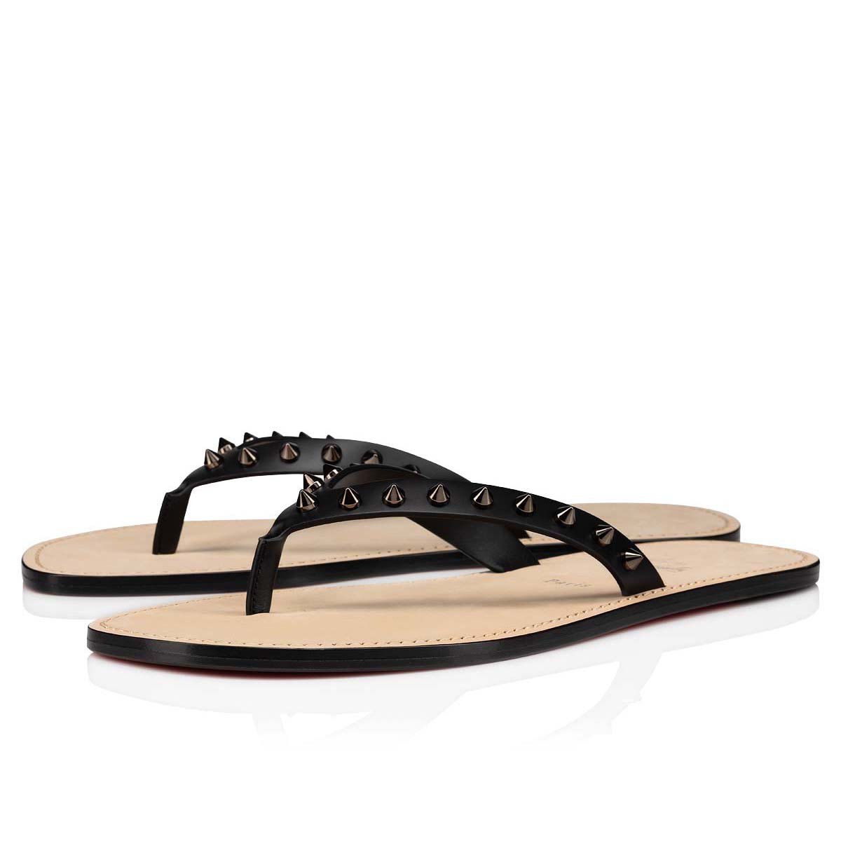 Black Men\'s Christian Louboutin Louloulight Sandals & Slides | r0vLNGYK