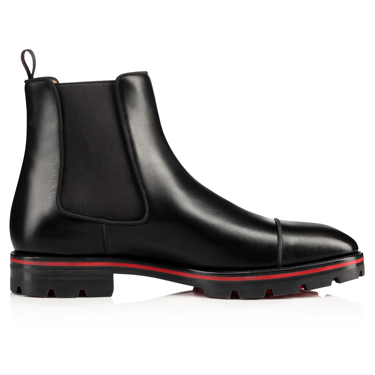 Black Men's Christian Louboutin Melon Ankle Boots | 2I752MST