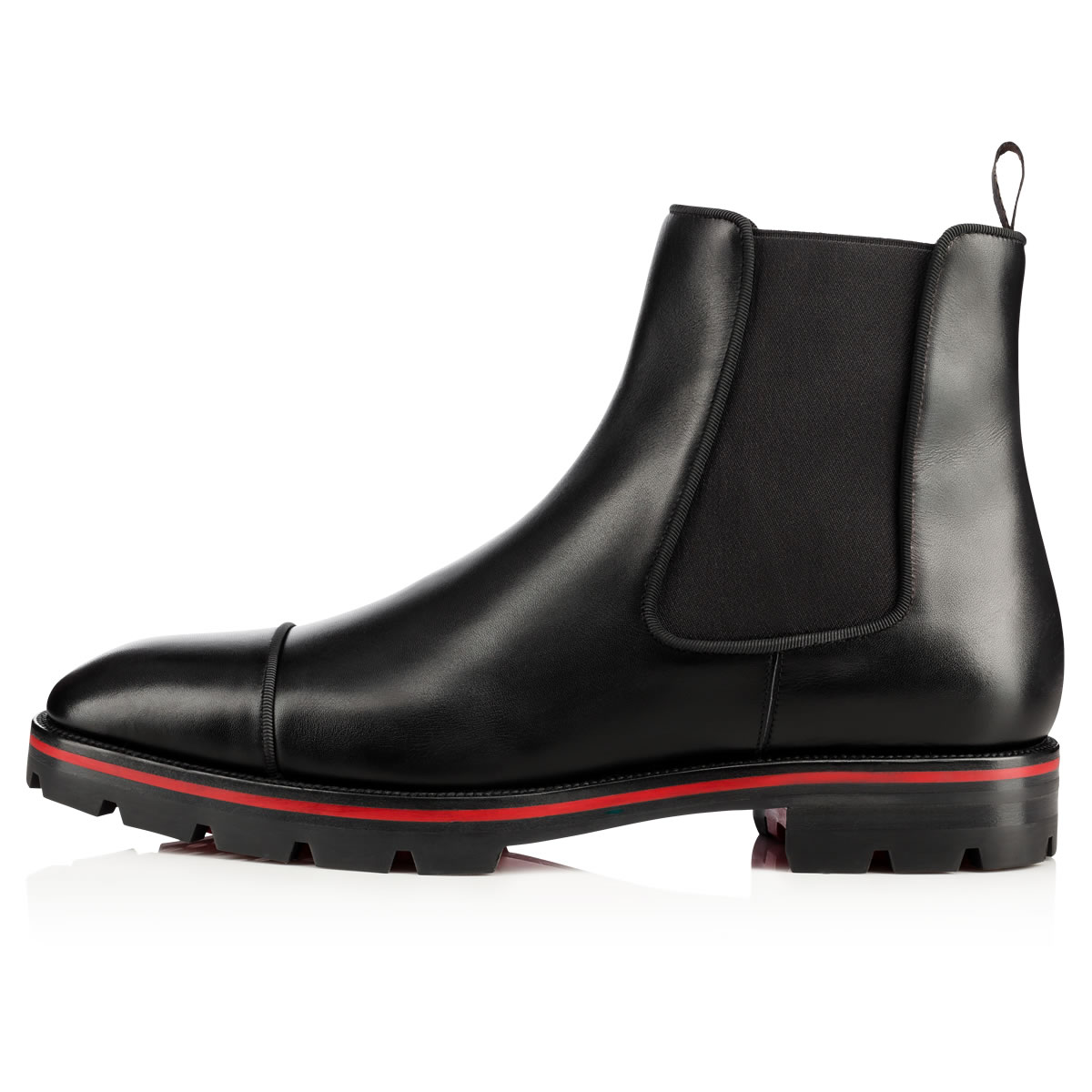 Black Men's Christian Louboutin Melon Ankle Boots | 2I752MST