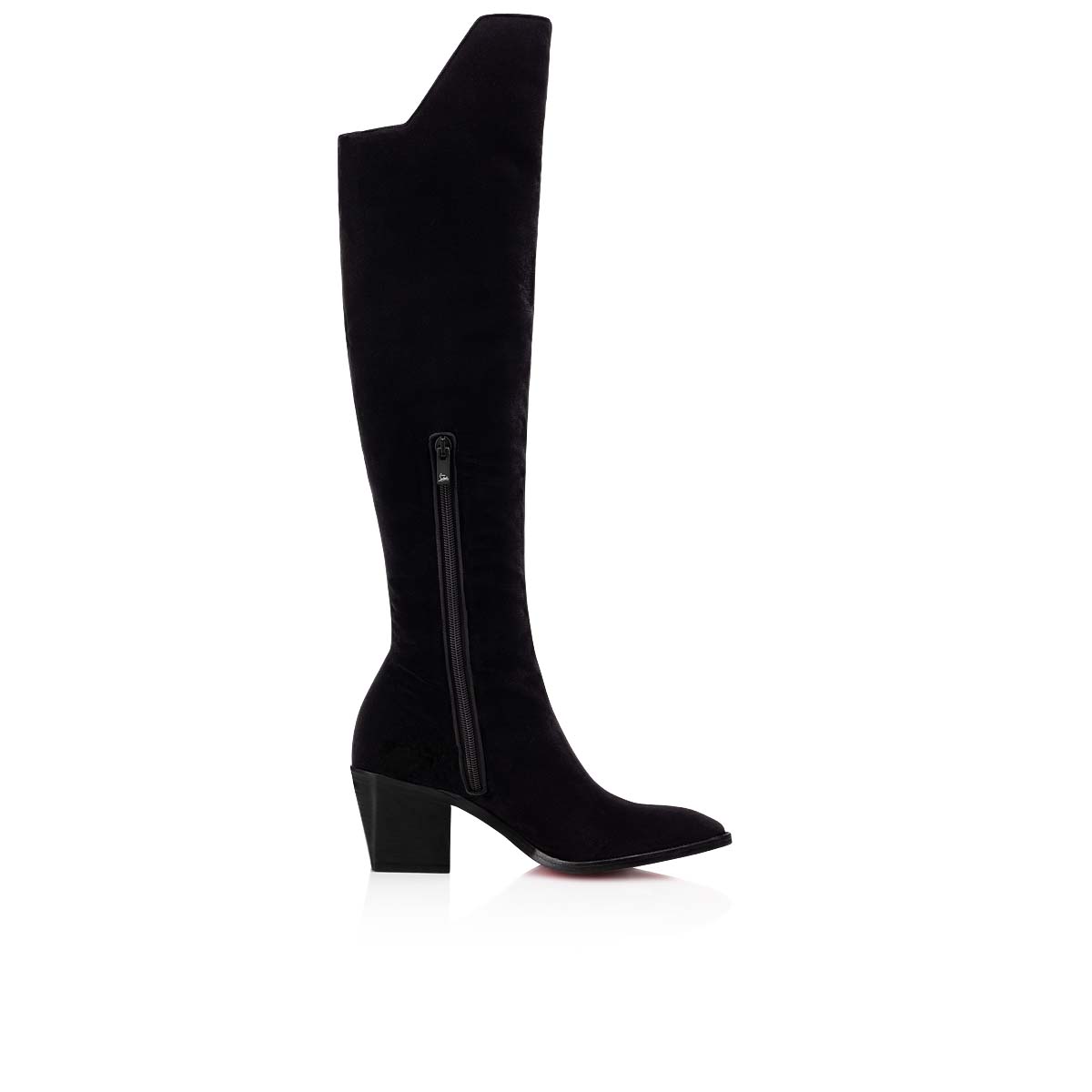 Black Men's Christian Louboutin Morgan Fleur Ankle Boots | CfKpwD1l