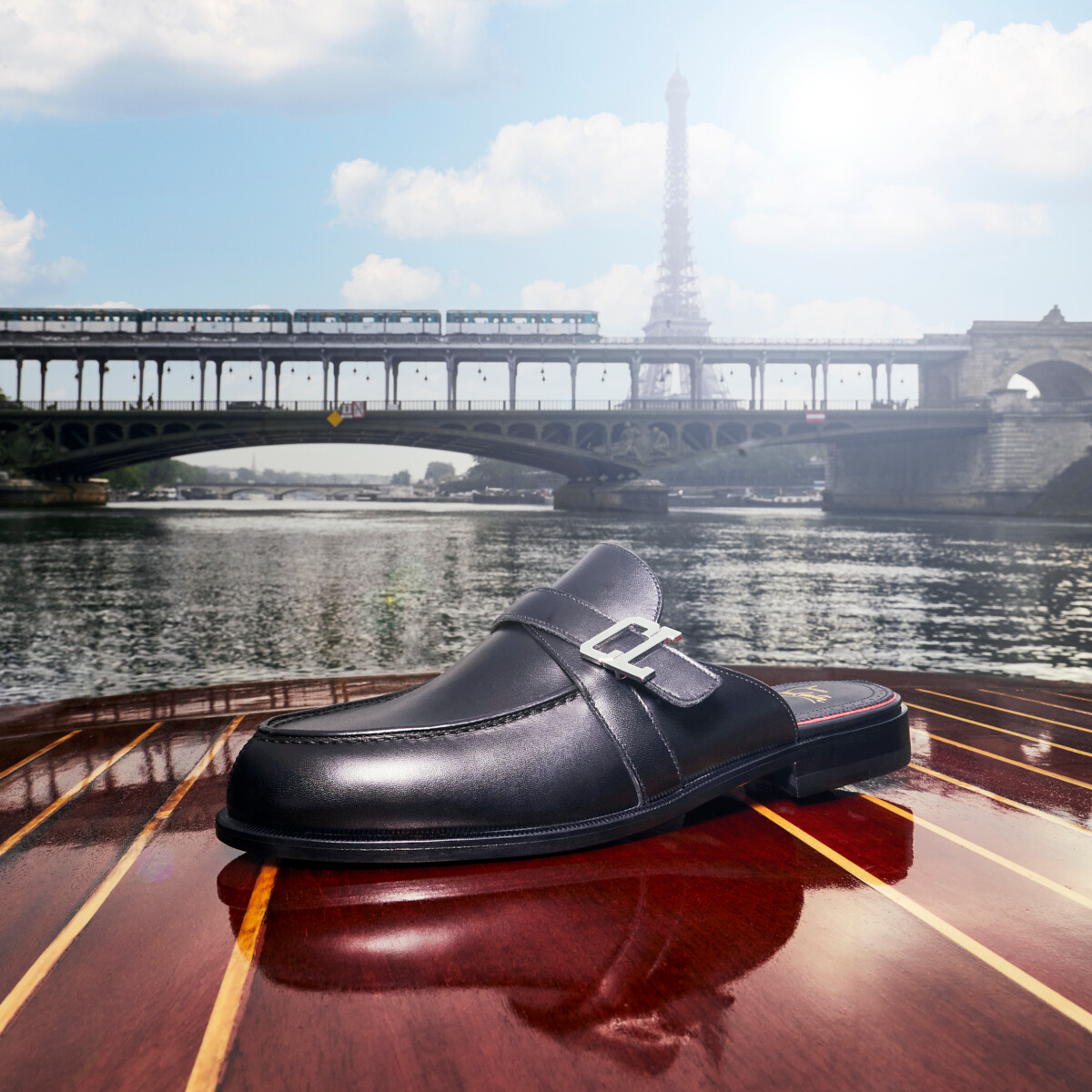 Black Men's Christian Louboutin Muloman Loafers & Slip-ons | MDX2p89K