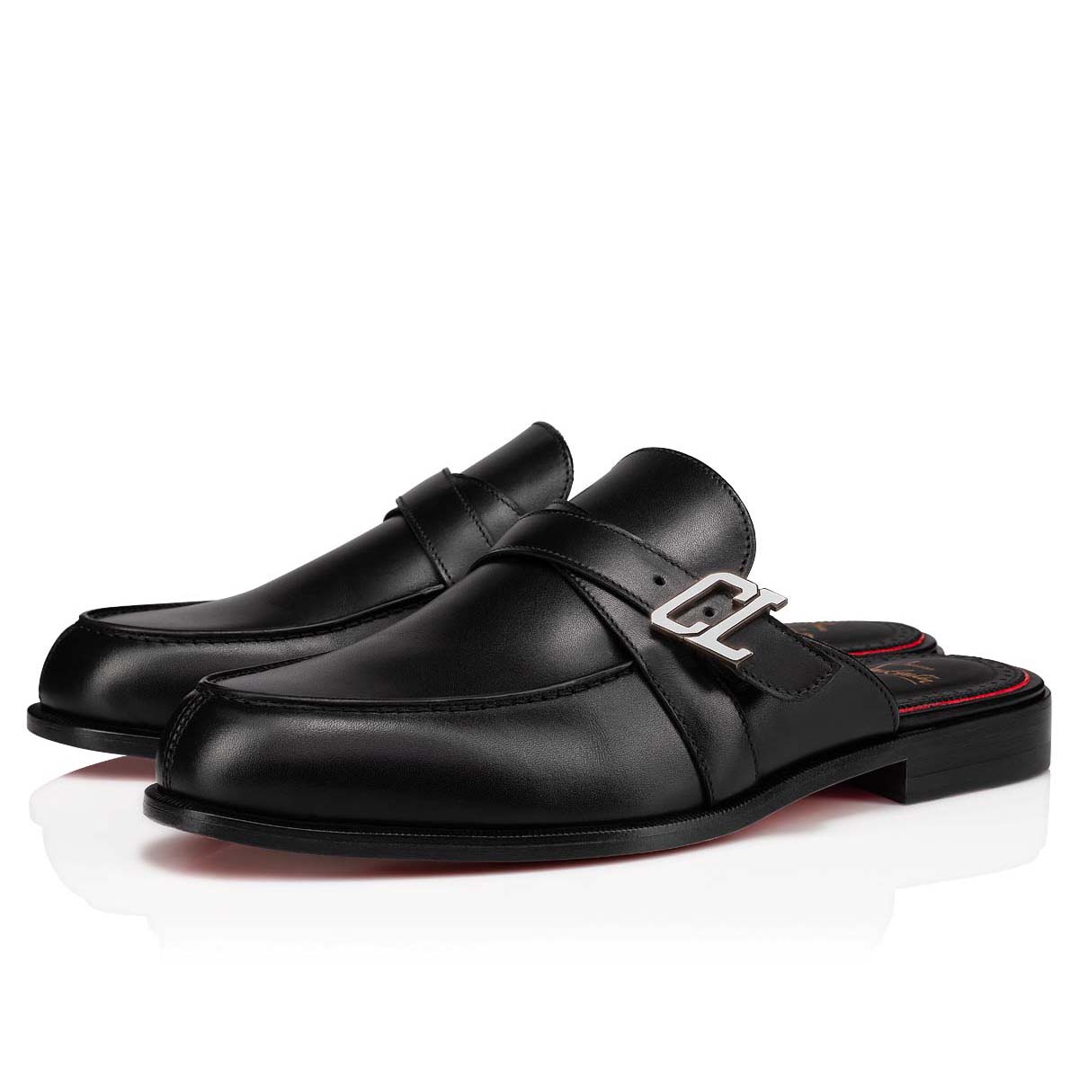 Black Men\'s Christian Louboutin Muloman Loafers & Slip-ons | MDX2p89K