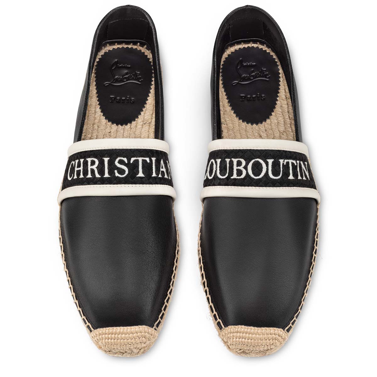 Black Men's Christian Louboutin Nanoletta Espadrilles | rycAhHIH