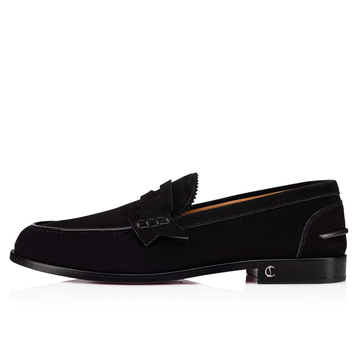 Black Men's Christian Louboutin No Penny Loafers & Slip-ons | BZtM9igw