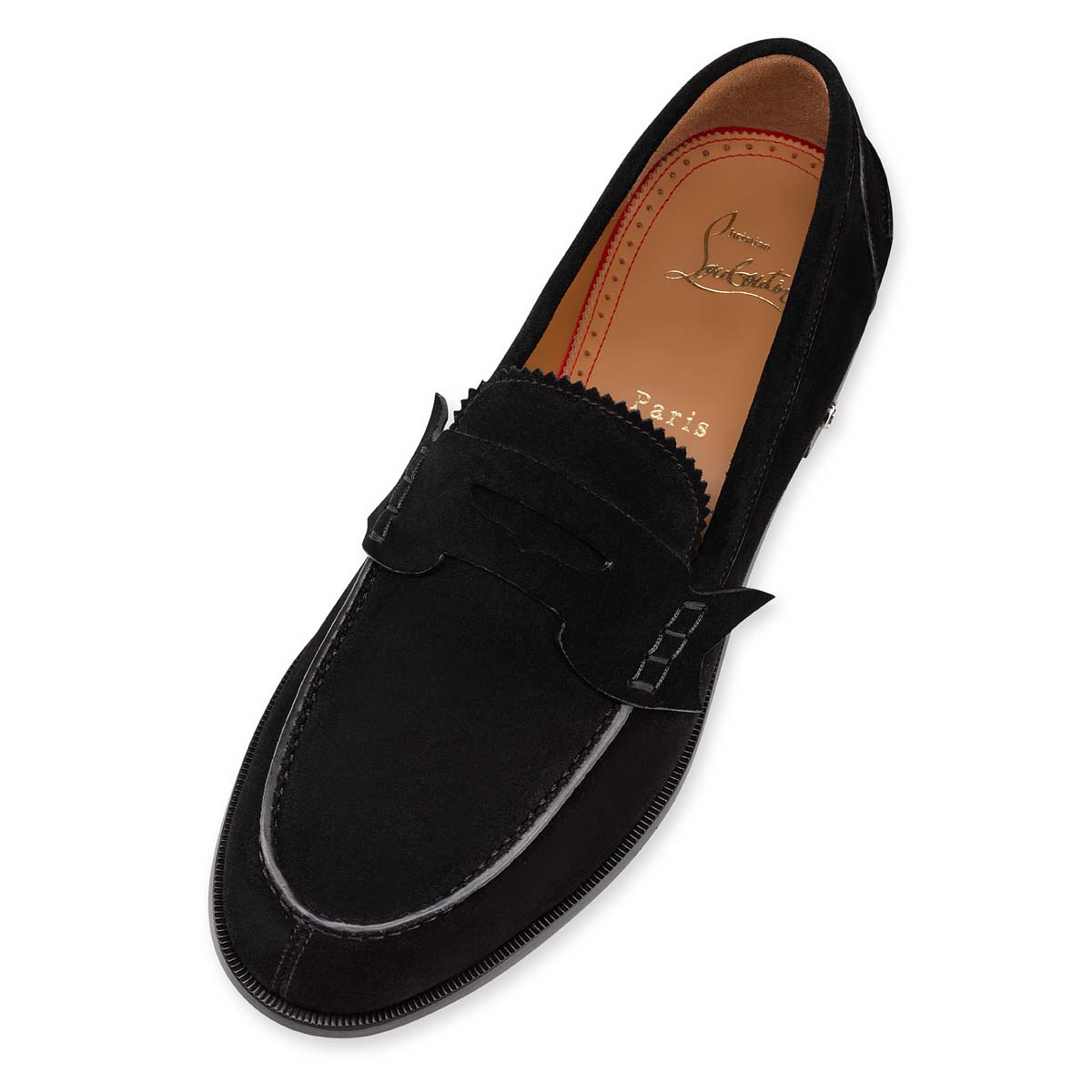 Black Men's Christian Louboutin No Penny Loafers & Slip-ons | BZtM9igw