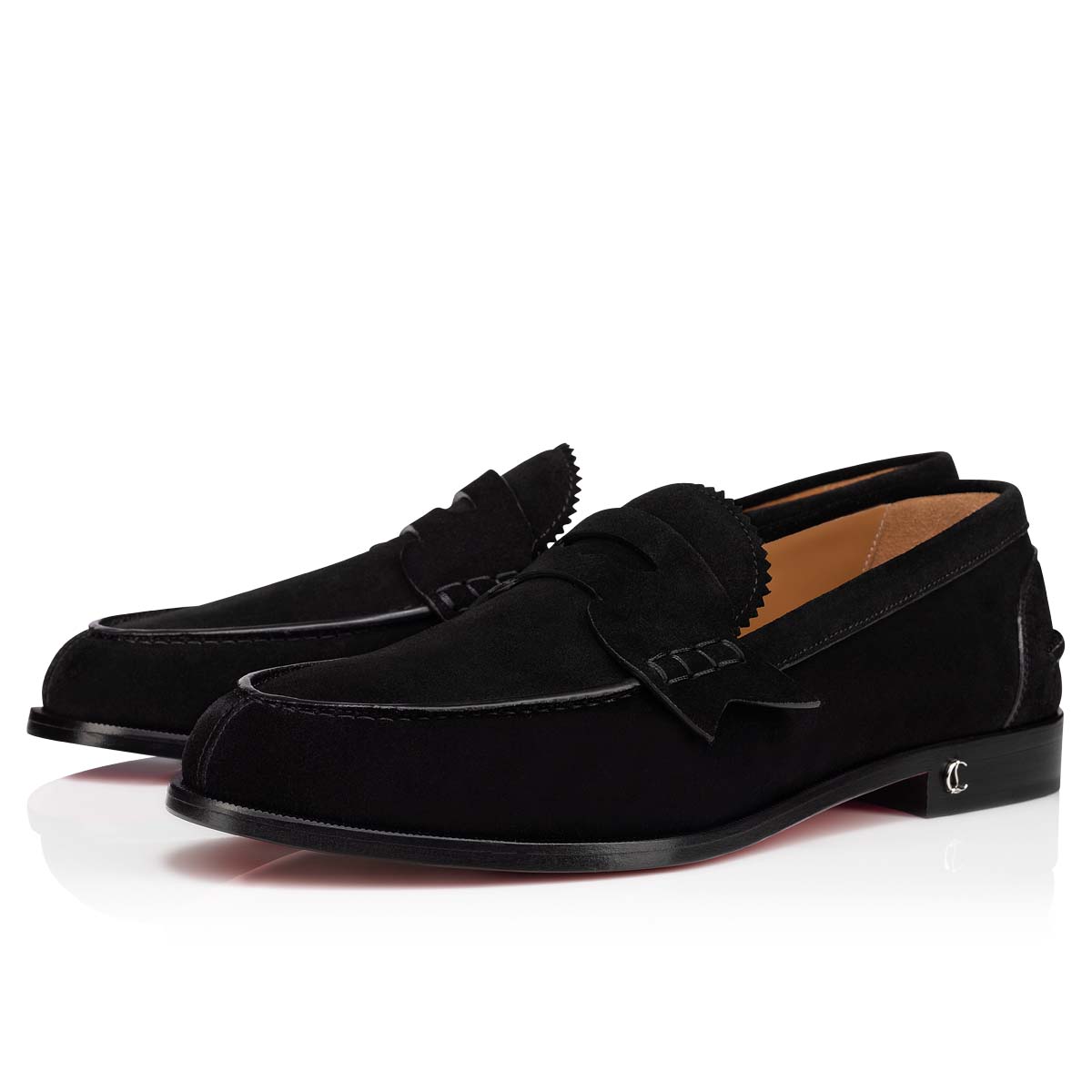 Black Men\'s Christian Louboutin No Penny Loafers & Slip-ons | BZtM9igw