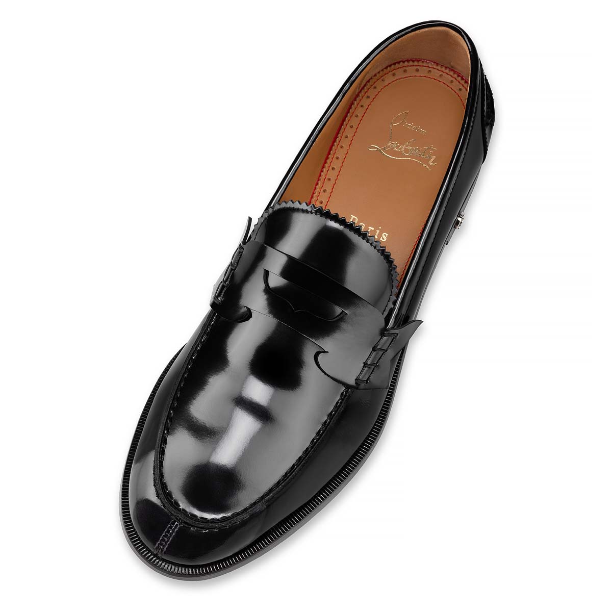 Black Men's Christian Louboutin No Penny Loafers & Slip-ons | NjuCzEzb