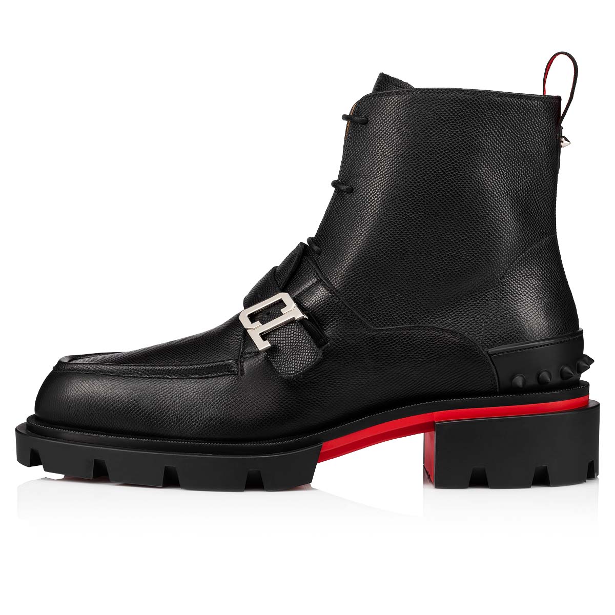 Black Men's Christian Louboutin Our Georges B Ankle Boots | T8BltJGV