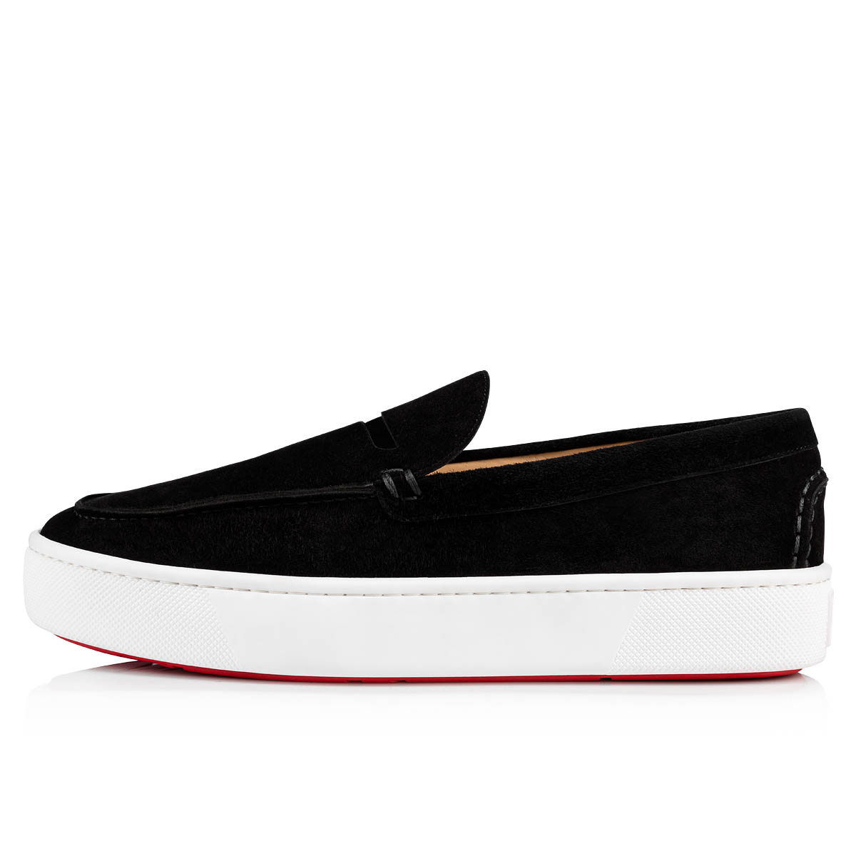 Black Men's Christian Louboutin Paqueboat Low Top Sneakers | qw8SWHbd