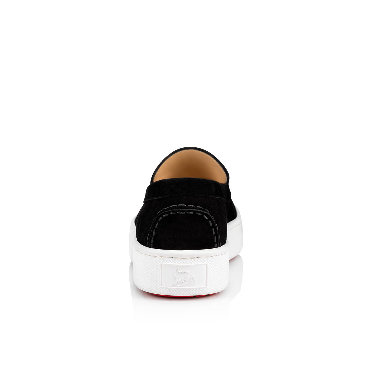 Black Men's Christian Louboutin Paqueboat Low Top Sneakers | qw8SWHbd