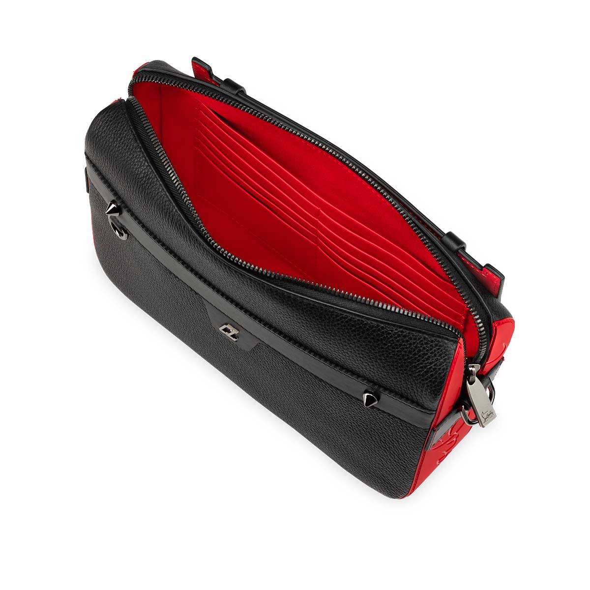 Black Men's Christian Louboutin Ruisbuddy Messenger Bags | 1SffQplu