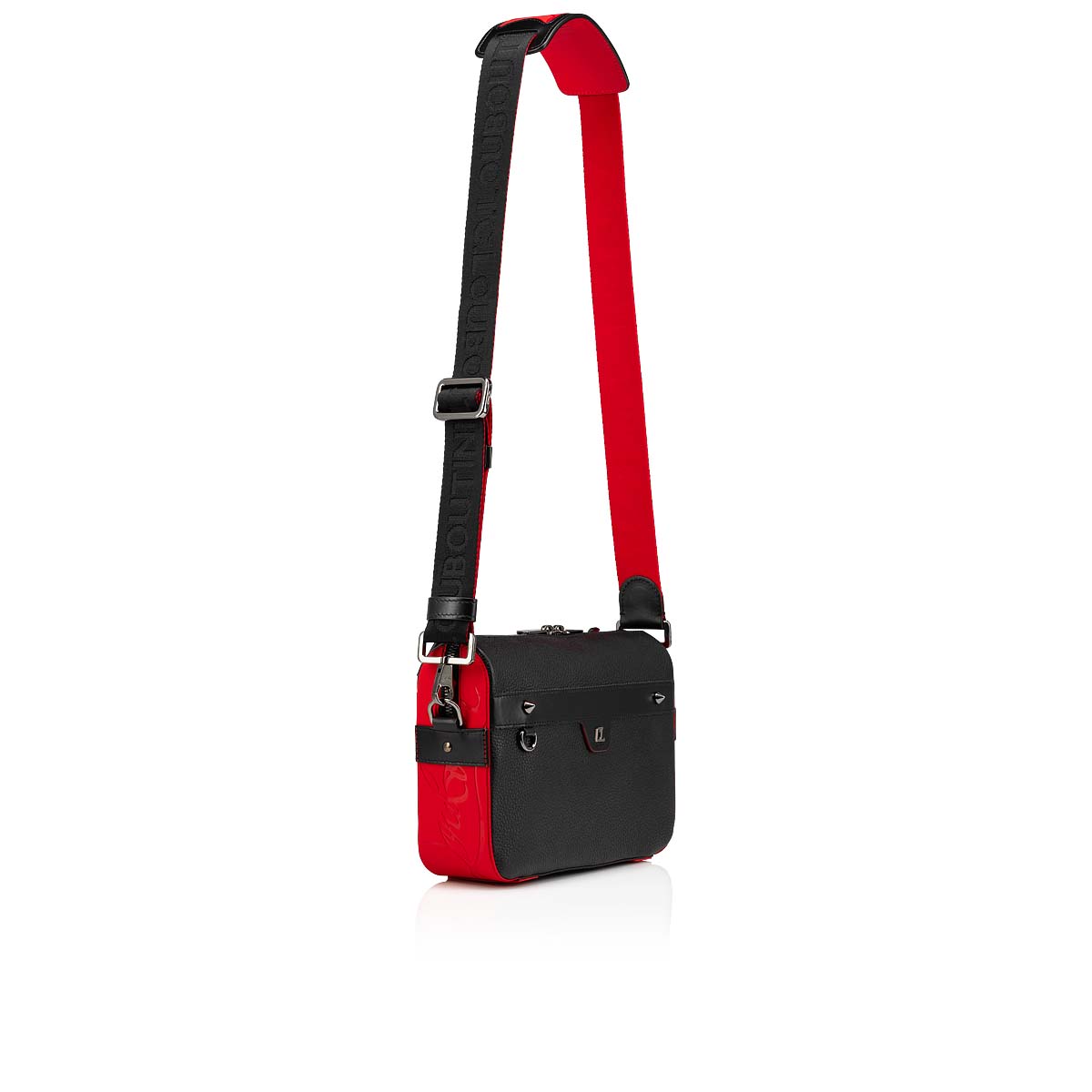 Black Men's Christian Louboutin Ruisbuddy Messenger Bags | 1SffQplu