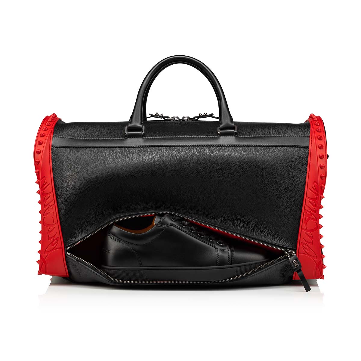 Black Men's Christian Louboutin Sneakender Travel Bags | i3KLSB5n