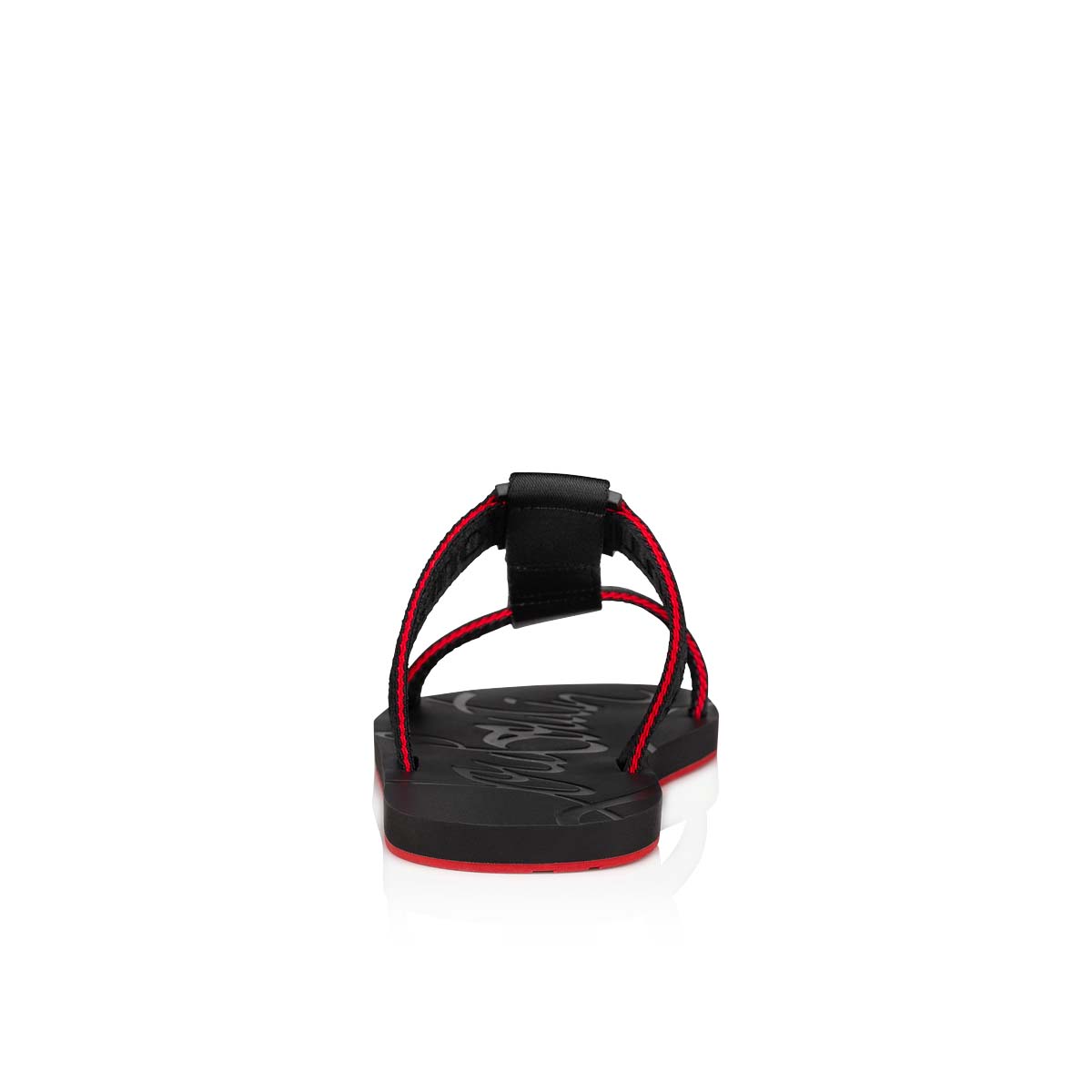 Black Men's Christian Louboutin Surf Sandals & Slides | ZpGg3TsF