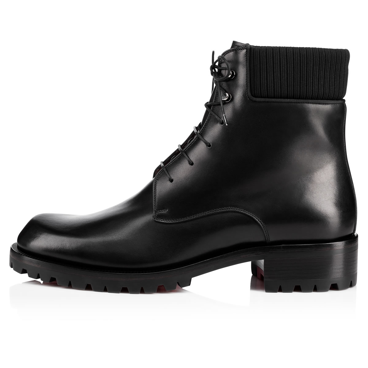 Black Men's Christian Louboutin Trapman Ankle Boots | yA5UtjZ7