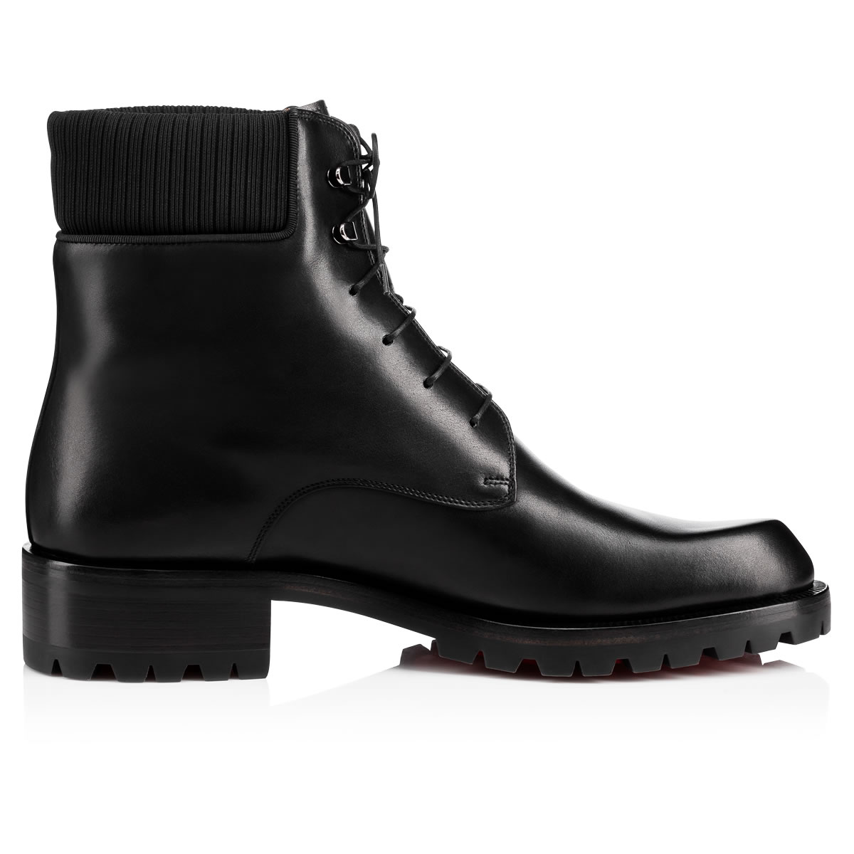 Black Men's Christian Louboutin Trapman Ankle Boots | yA5UtjZ7