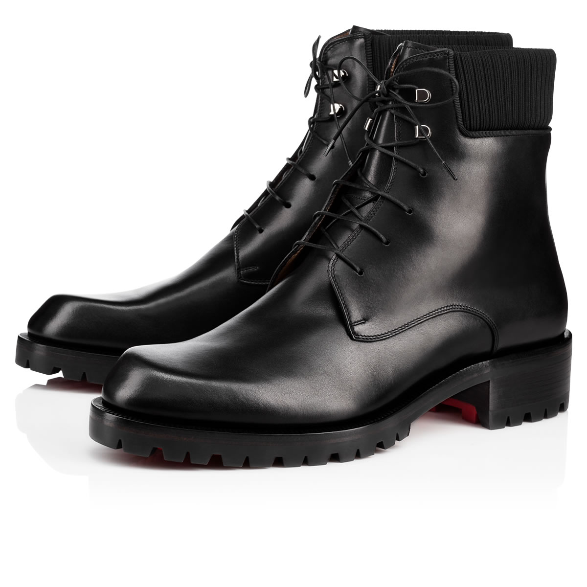 Black Men\'s Christian Louboutin Trapman Ankle Boots | yA5UtjZ7