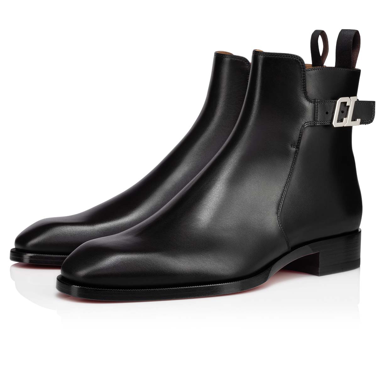 Black Men\'s Christian Louboutin Validobi Ankle Boots | 2mstkIW7