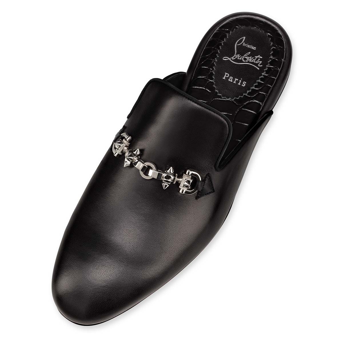 Black / Silver Men's Christian Louboutin Coolito Swing Loafers & Slip-ons | ZeIat0XG