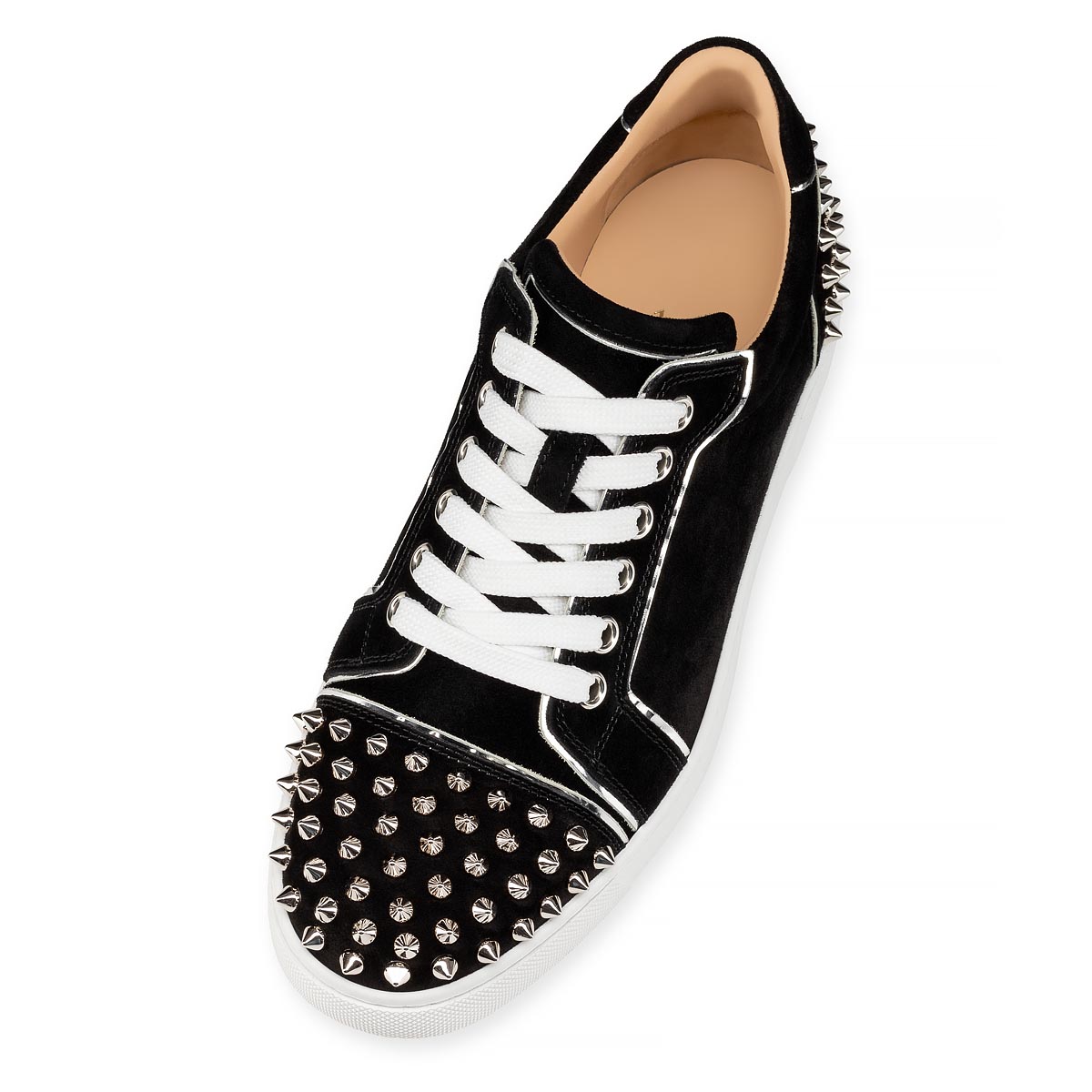 Black / Silver Women's Christian Louboutin Vieira 2 Sneakers | 8TP155R5