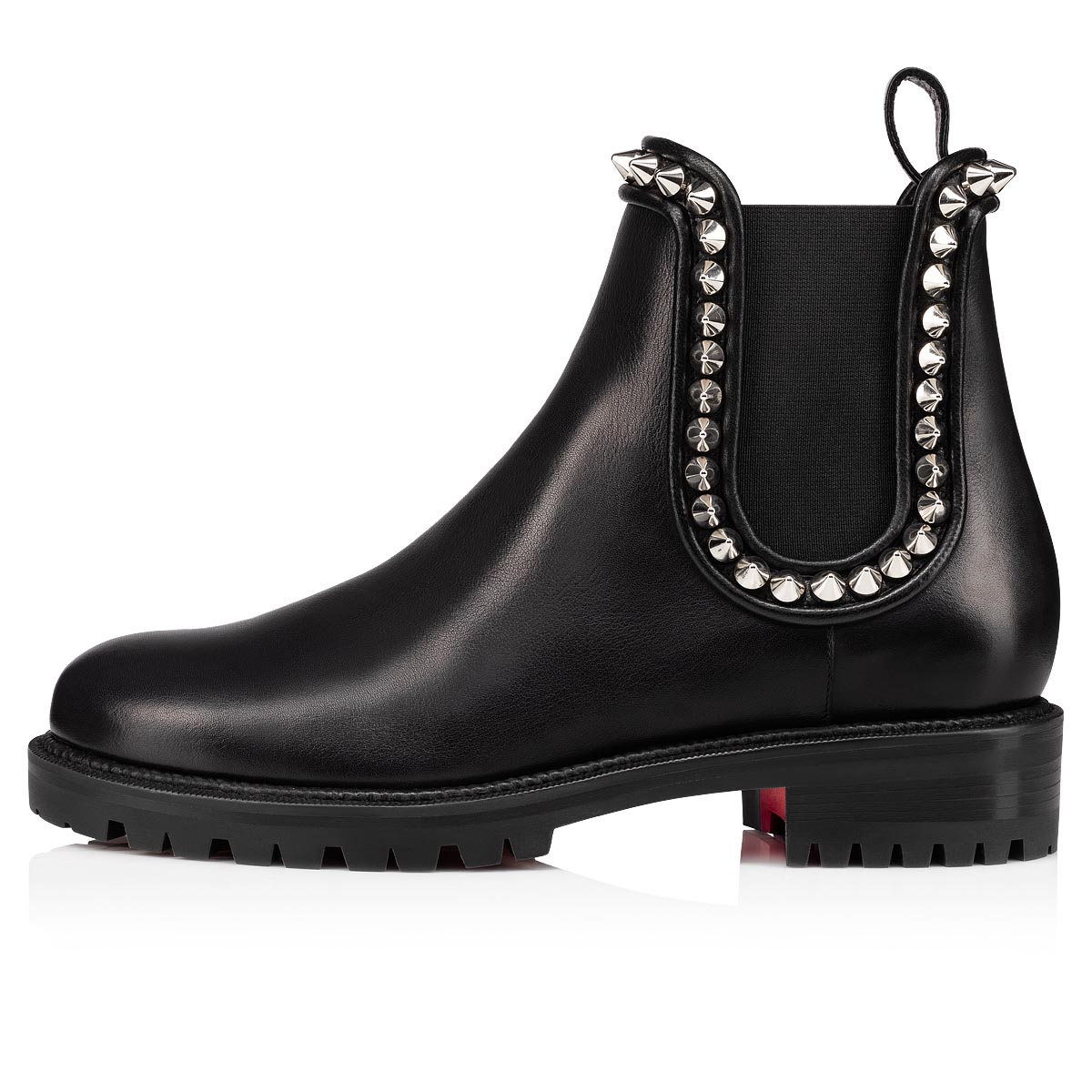 Black / Silver Women's Christian Louboutin Capahutta Ankle Boots | 8ZSb6PbH