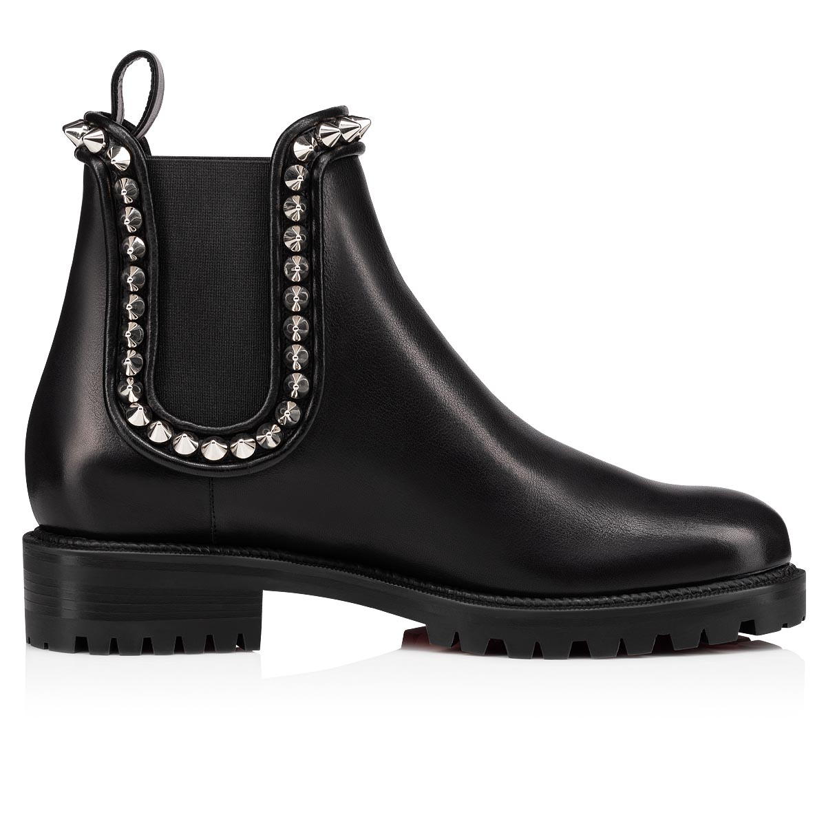 Black / Silver Women's Christian Louboutin Capahutta Ankle Boots | 8ZSb6PbH