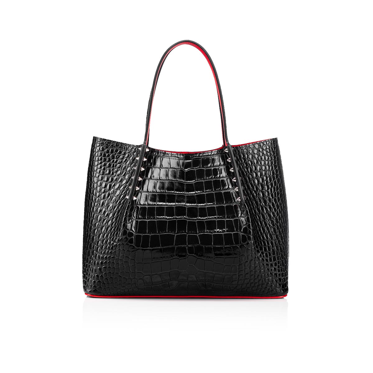 Black Women's Christian Louboutin Cabarock Small Totes | H9M0l7TM