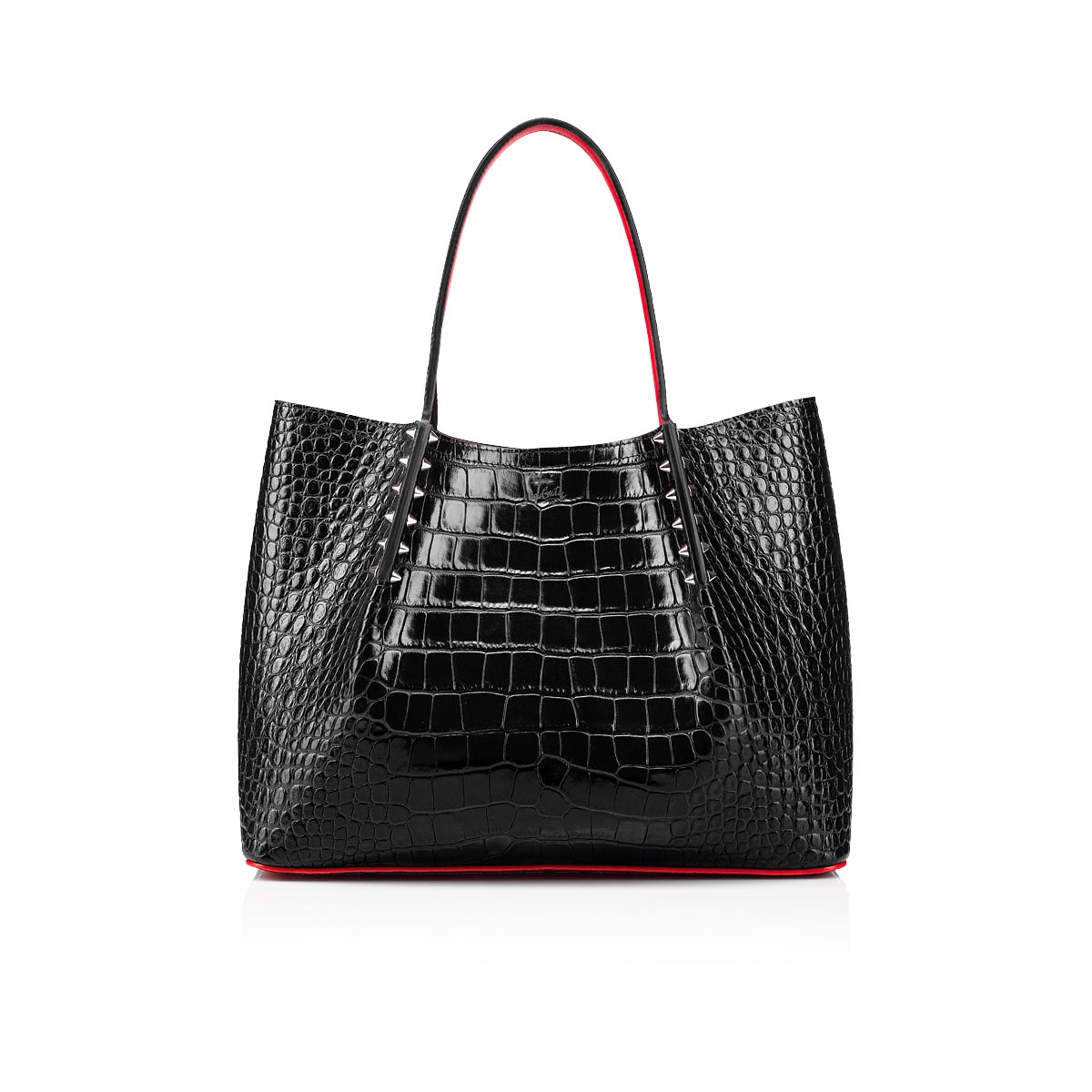 Black Women\'s Christian Louboutin Cabarock Small Totes | H9M0l7TM