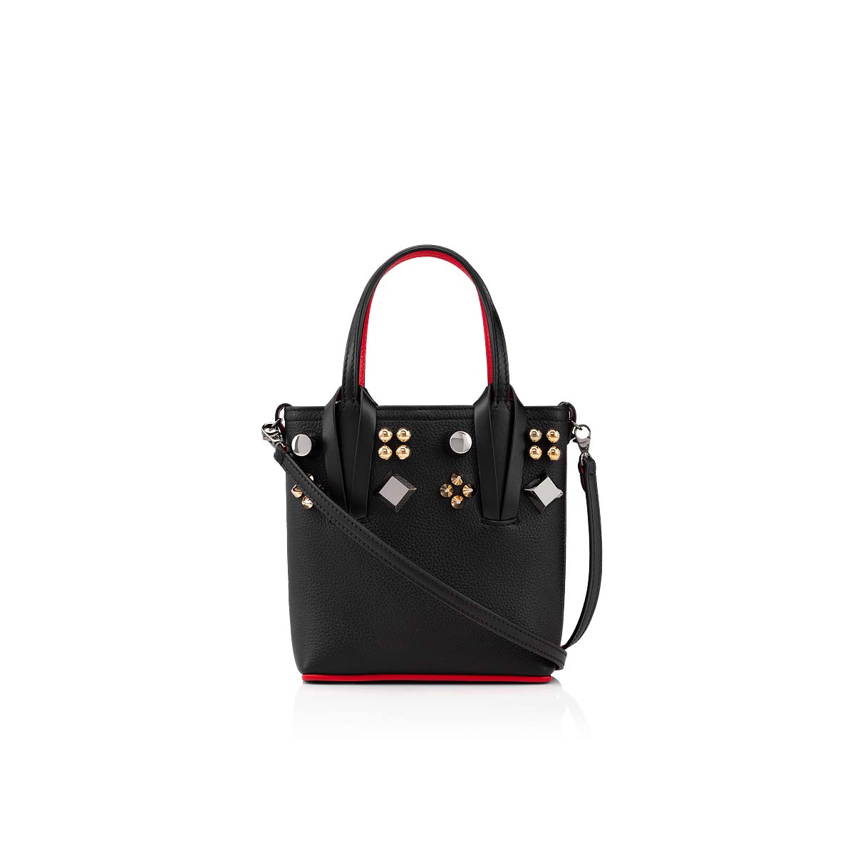 Black Women's Christian Louboutin Cabata N/S Mini Cross-body Bags | 3MKqbX4J