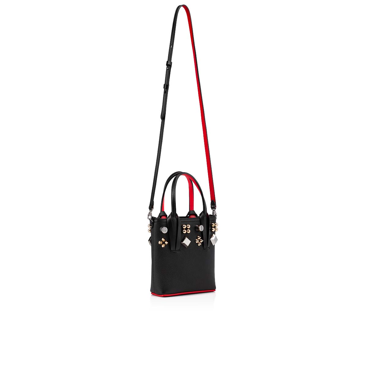 Black Women's Christian Louboutin Cabata N/S Mini Cross-body Bags | 3MKqbX4J