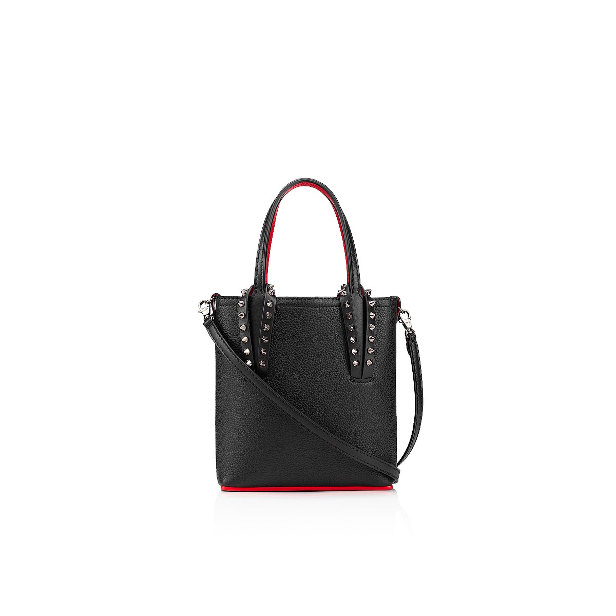 Black Women's Christian Louboutin Cabata N/S Mini Totes | 5HVvyl3a