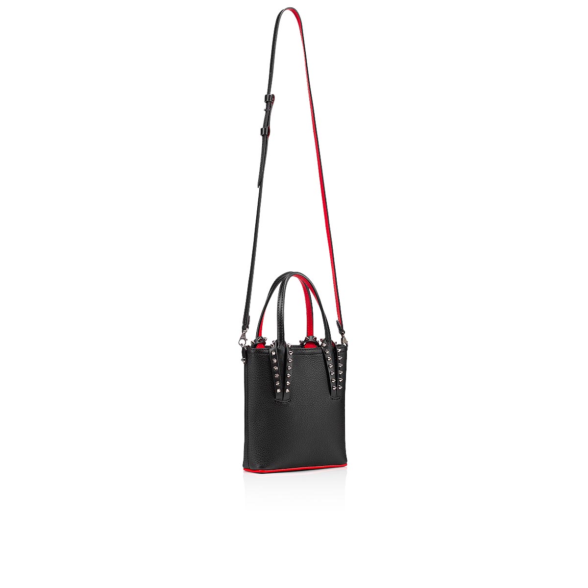 Black Women's Christian Louboutin Cabata N/S Mini Totes | 5HVvyl3a