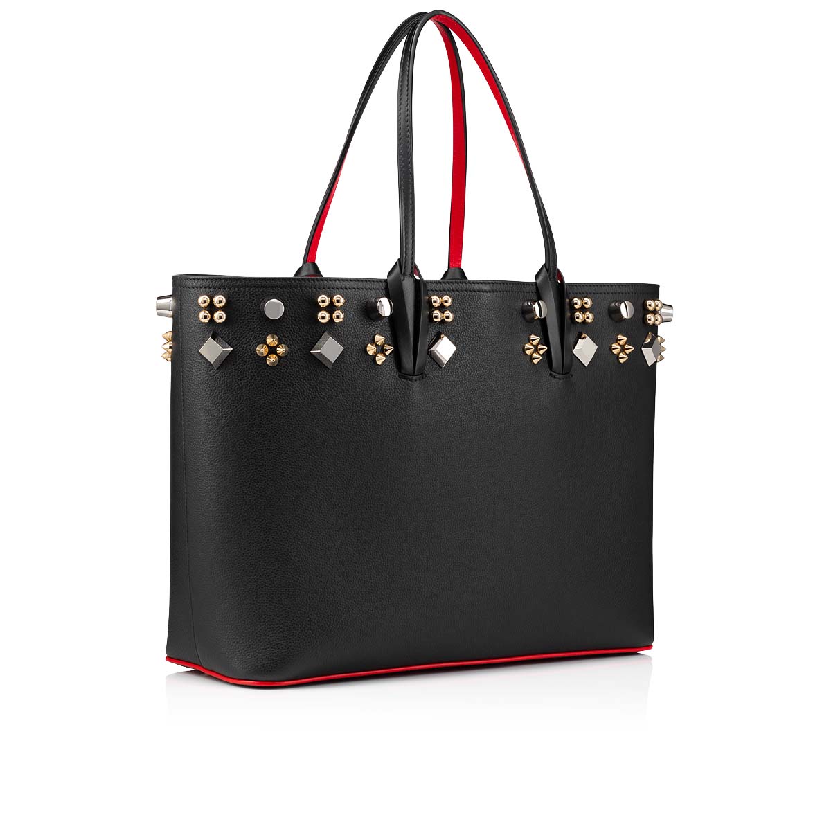 Black Women's Christian Louboutin Cabata Large Totes | J3rC8icT