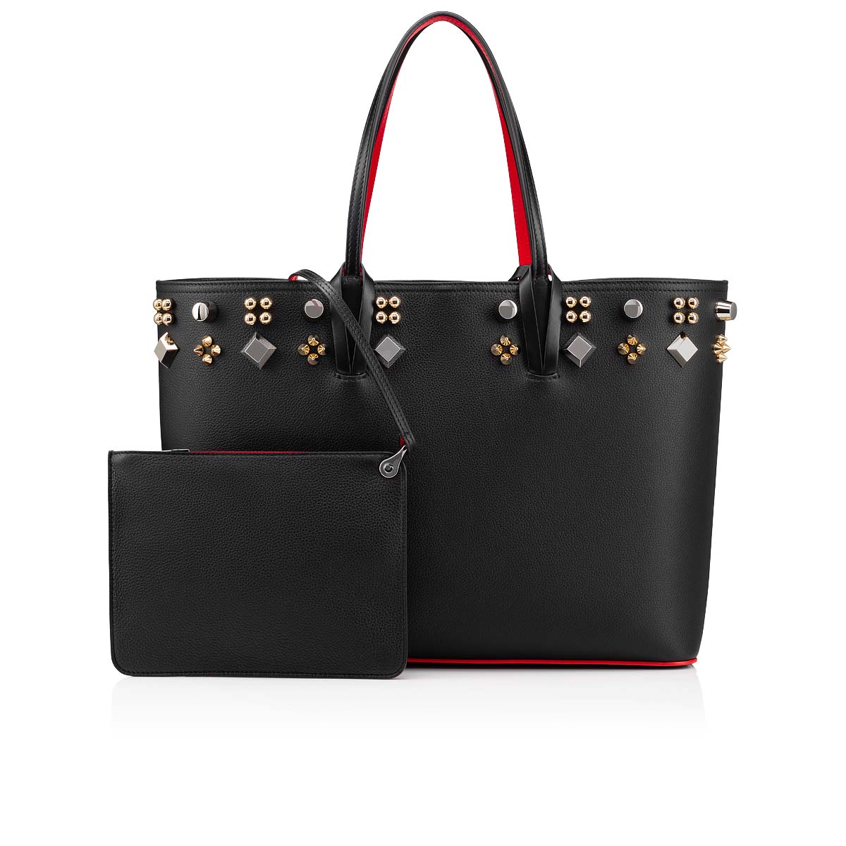 Black Women's Christian Louboutin Cabata Large Totes | J3rC8icT