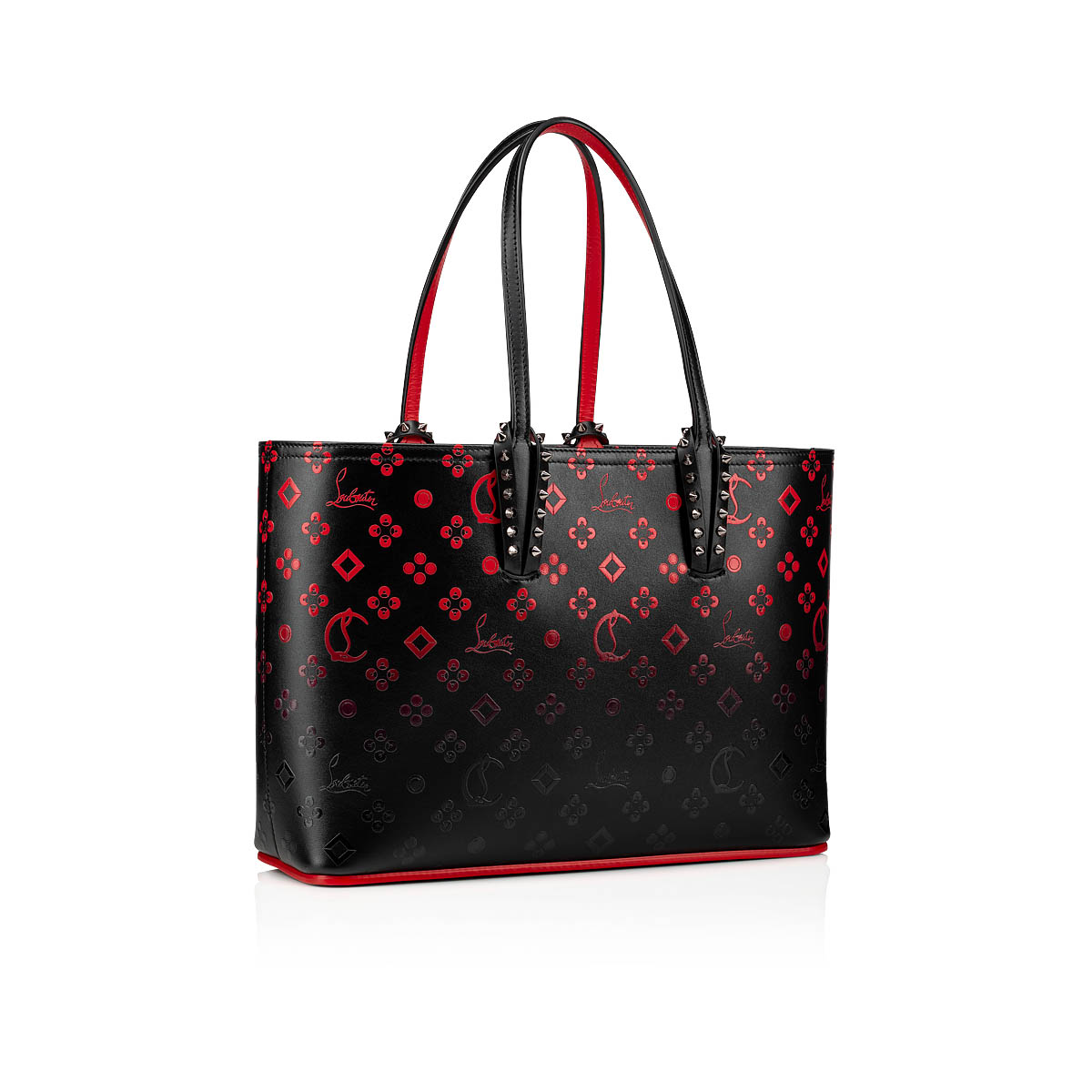 Black Women's Christian Louboutin Cabata Small Totes | M58y2Uos