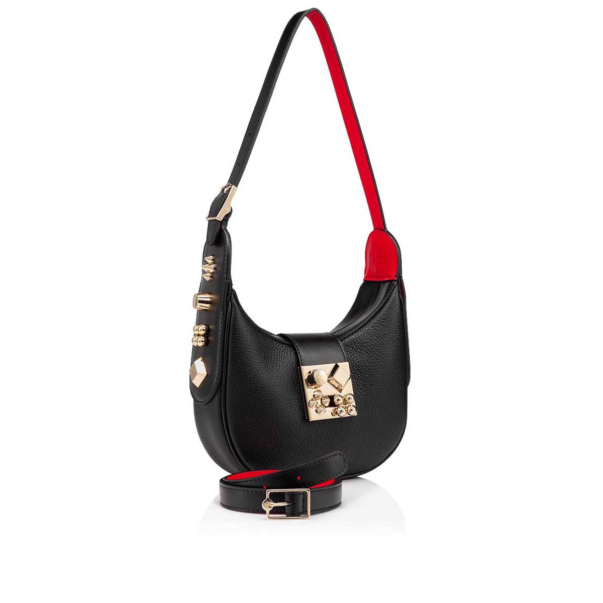 Black Women's Christian Louboutin Carasky Mini Cross-body Bags | gHgpzou9