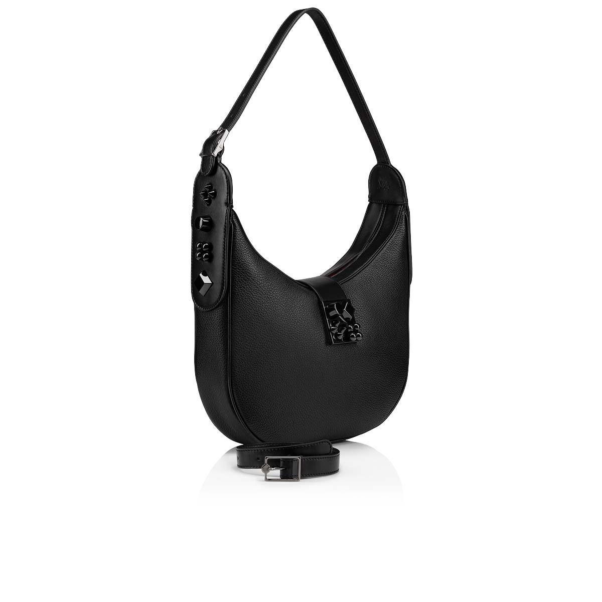 Black Women's Christian Louboutin Carasky Small Cross-body Bags | odLPwGjv