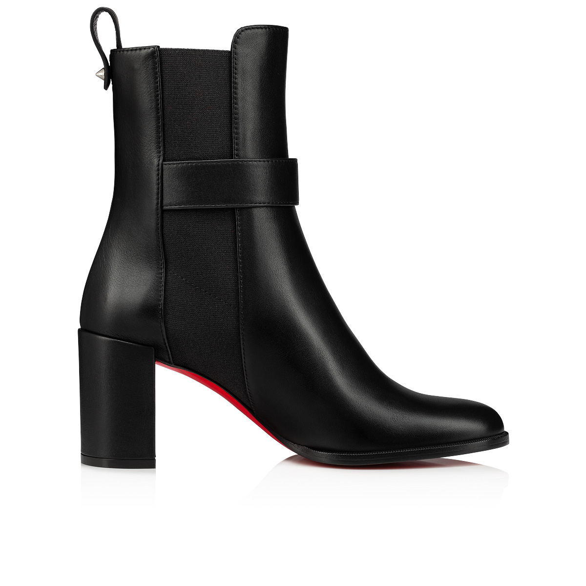 Black Women's Christian Louboutin Cl Chelsea Booty Ankle Boots | OmVyIAU9