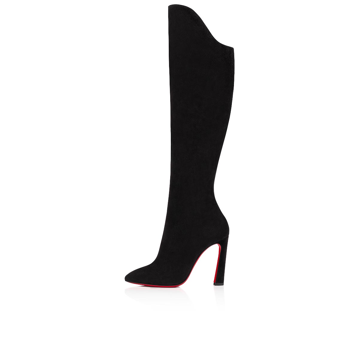 Black Women's Christian Louboutin Eleonor Botta Tall Boots | E6JJ6GX2