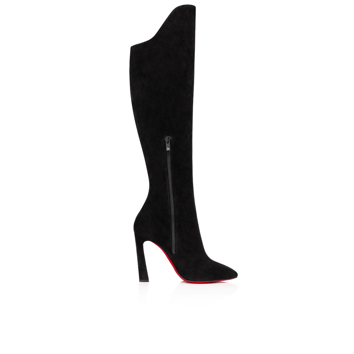 Black Women's Christian Louboutin Eleonor Botta Tall Boots | E6JJ6GX2