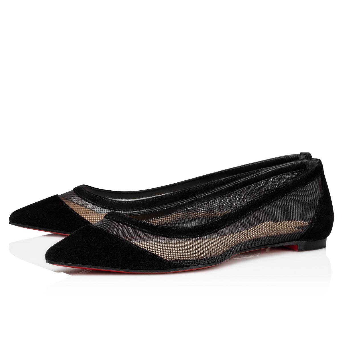 Black Women\'s Christian Louboutin Galativi Flats | lJKy5PPR