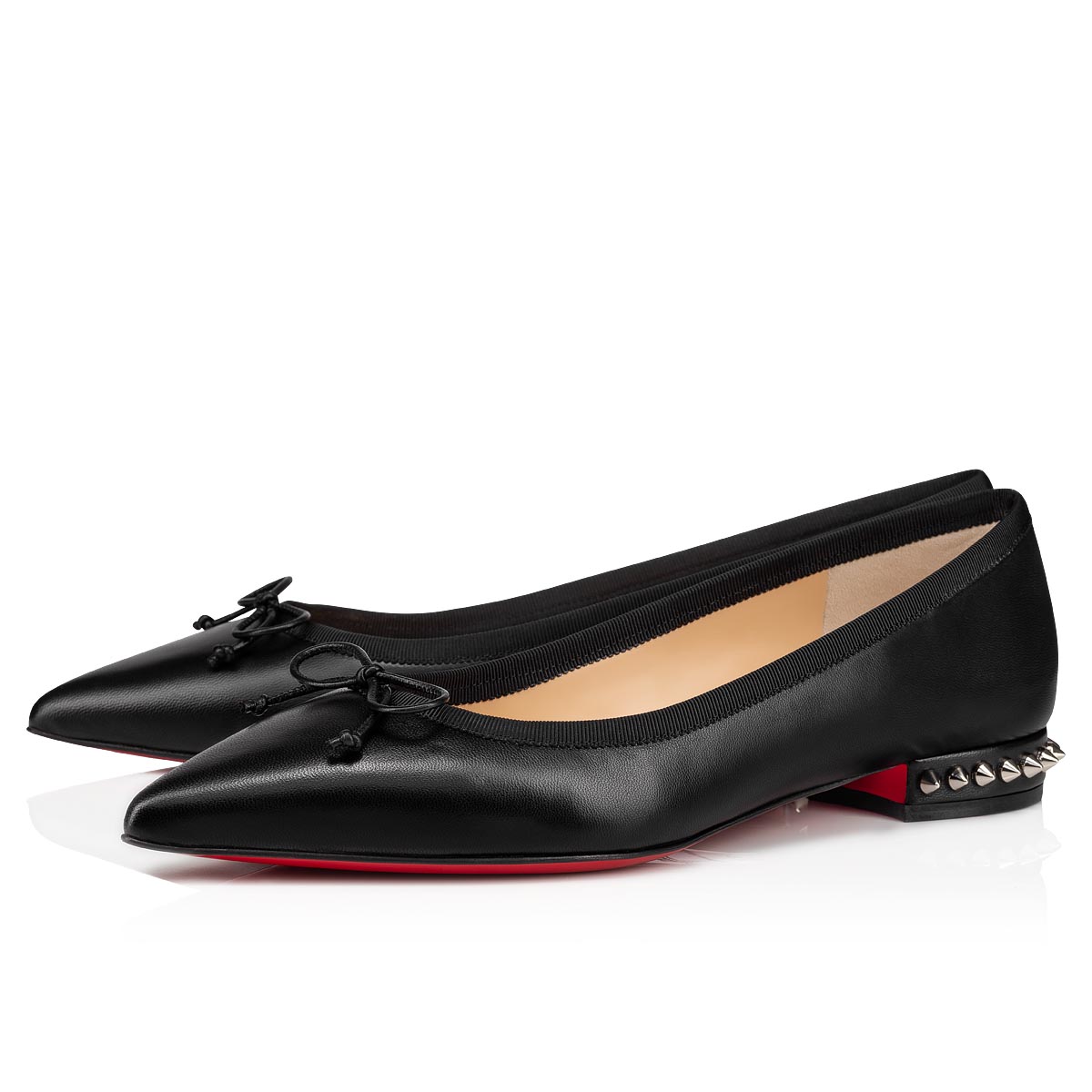 Black Women\'s Christian Louboutin Hall Flats | uTgu2NPF