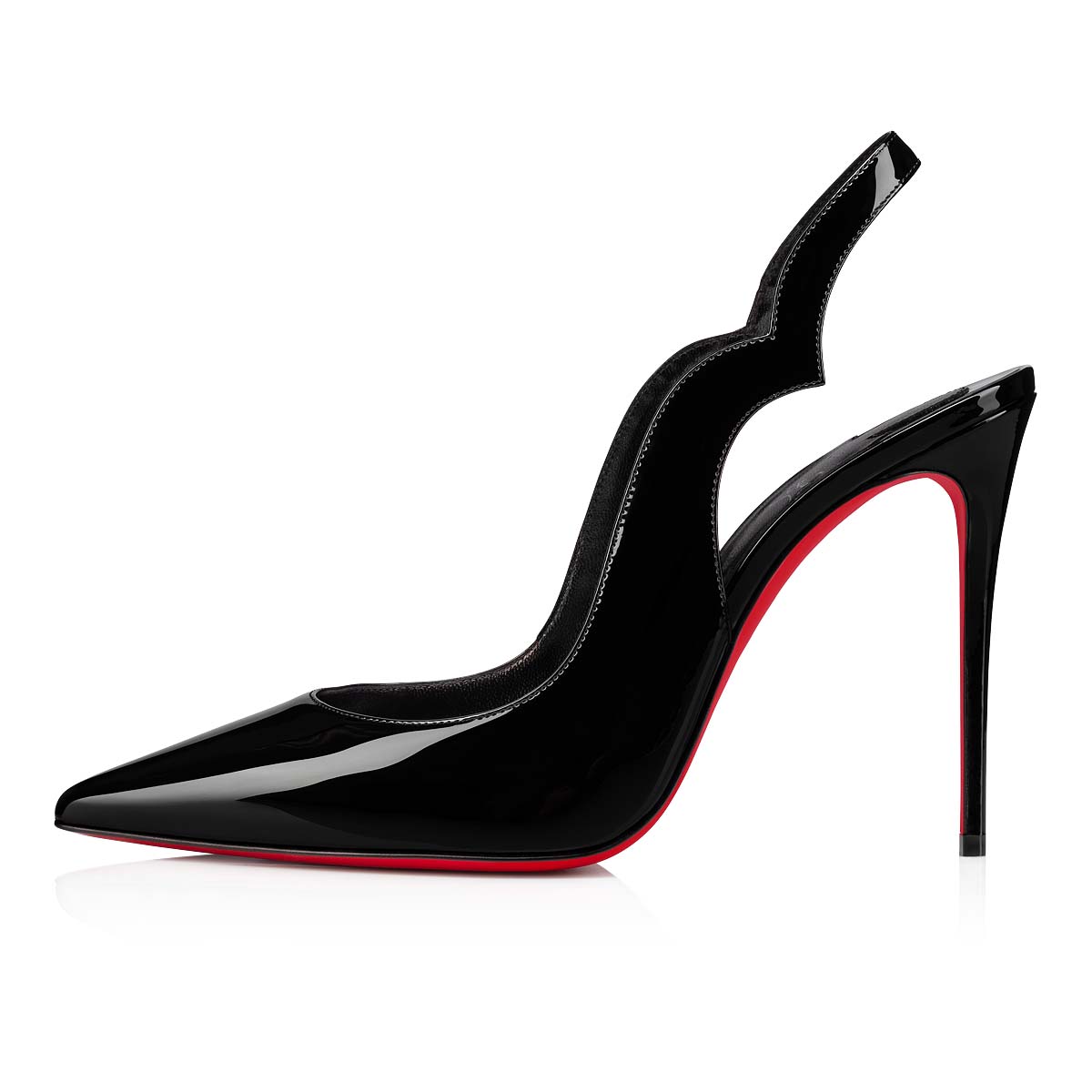 Black Women's Christian Louboutin Hot Chick Sling Heels | VI0eRygA