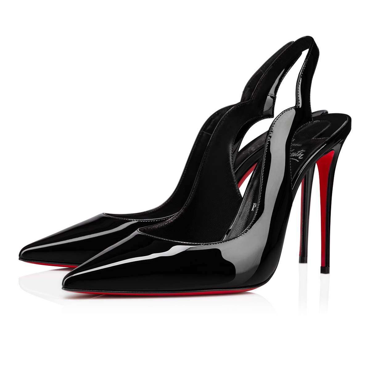 Black Women\'s Christian Louboutin Hot Chick Sling Heels | VI0eRygA