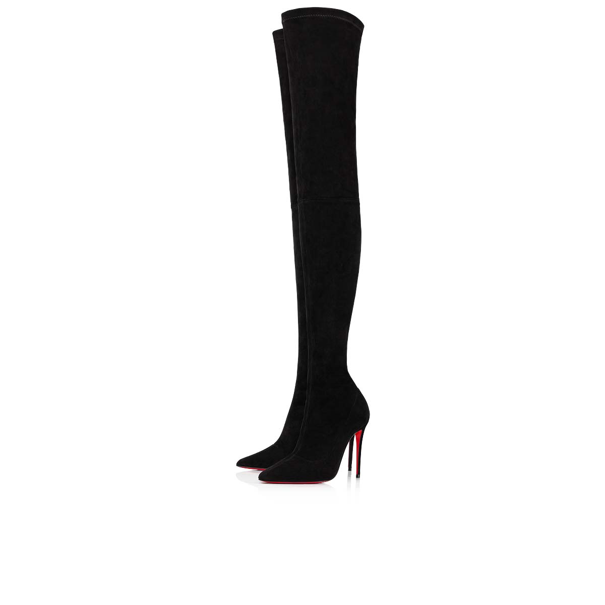 Black Women\'s Christian Louboutin Kate Botta Tall Boots | IbClzGD3