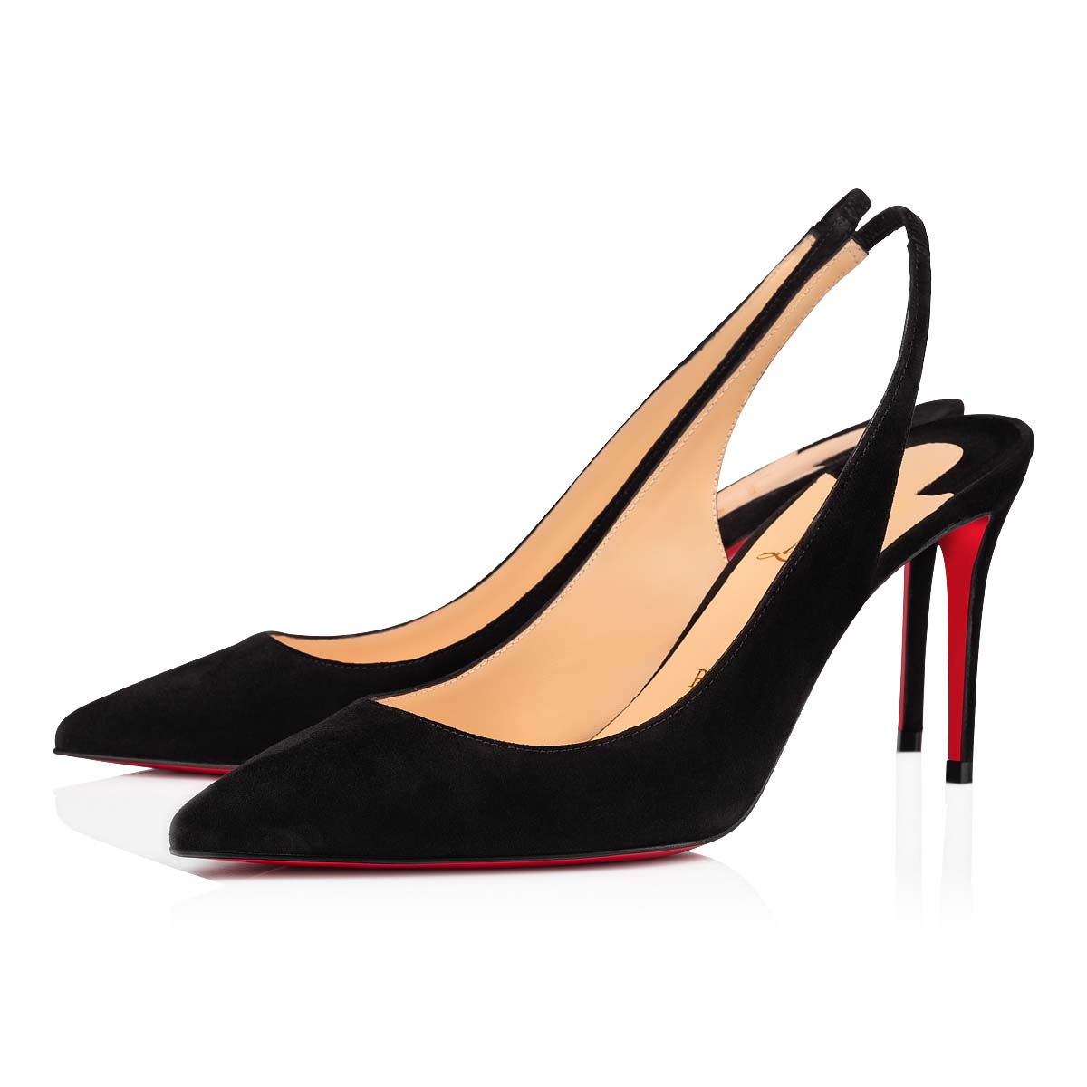 Black Women\'s Christian Louboutin Kate Sling Heels | DkGZa2KT