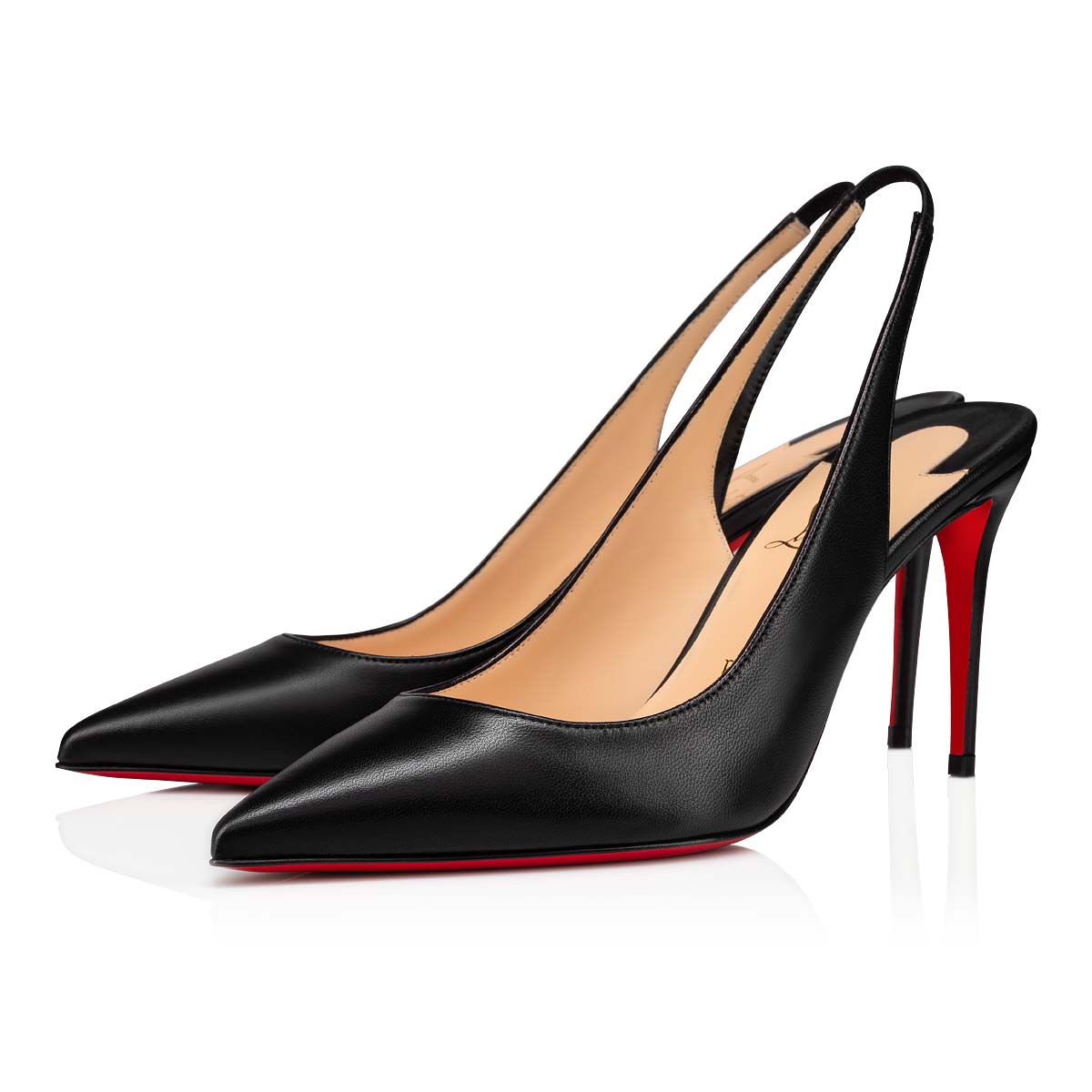 Black Women\'s Christian Louboutin Kate Sling Heels | NSQ8bLnb