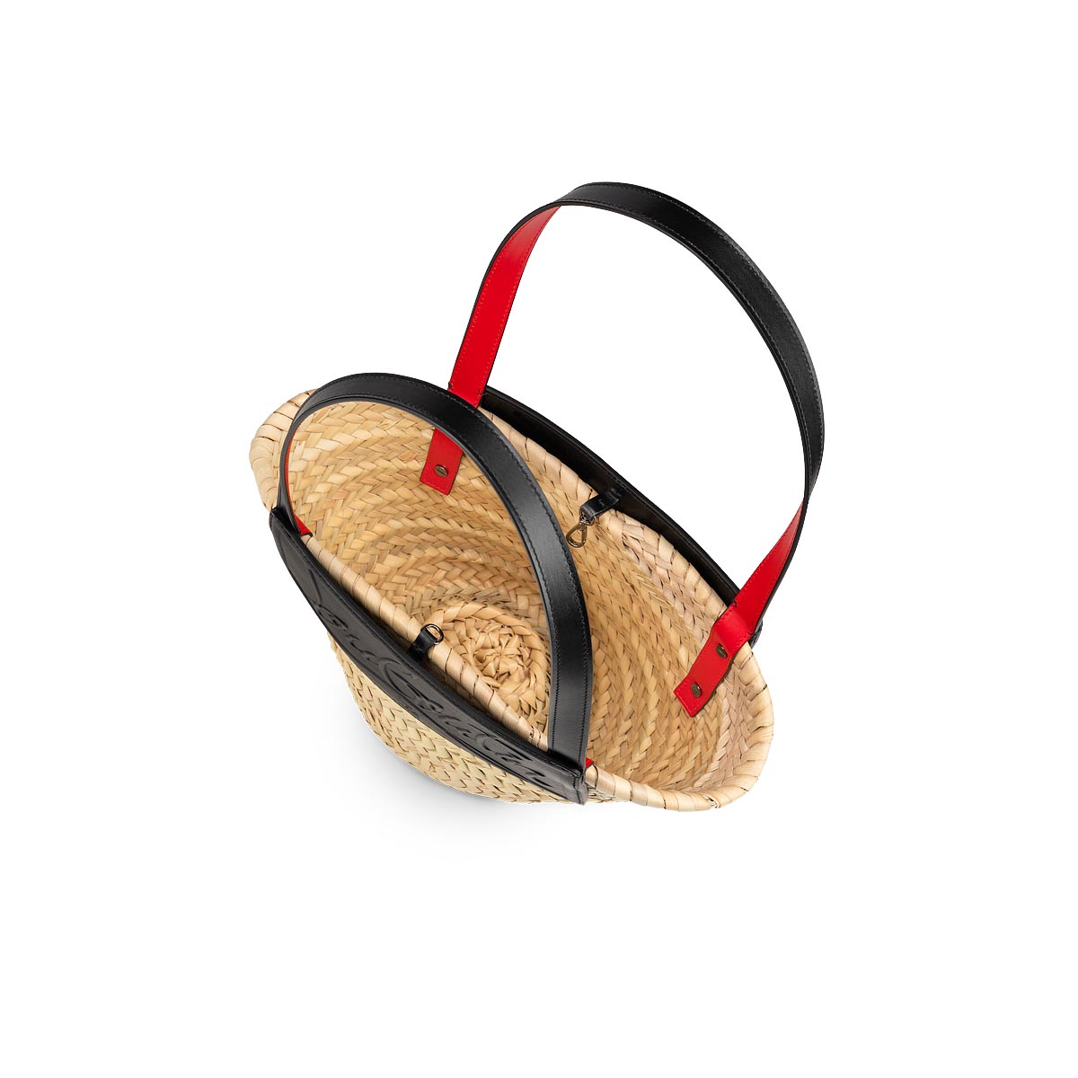 Black Women's Christian Louboutin Loubishore Small Baskets | GO2eXbrA